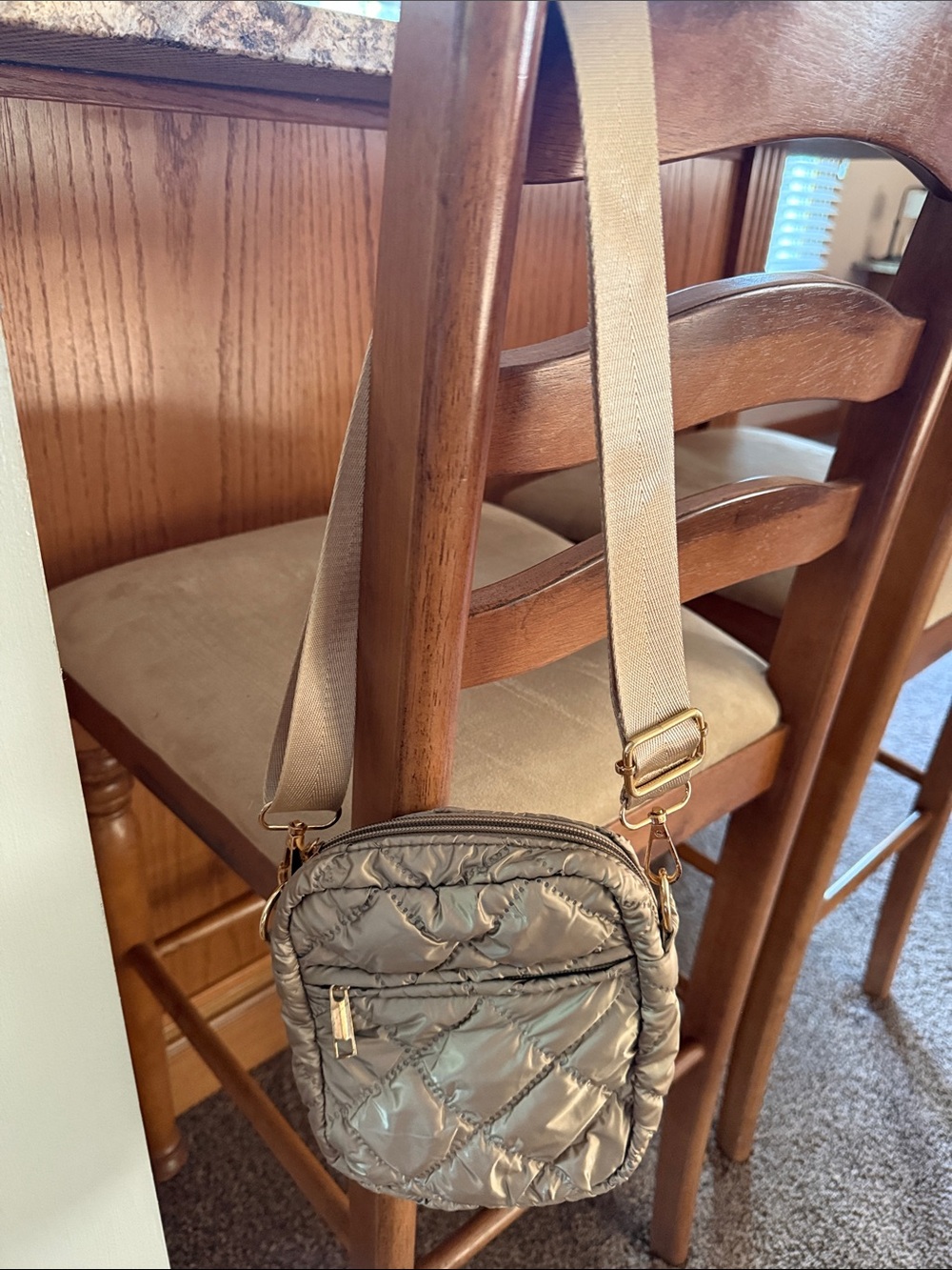 Puffy Mini Quilted Crossbody Bag